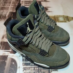 Nike Air Jordan 4 Retro SE Craft "Olive Green #FB9927-200 Men Size 7.5 No Box